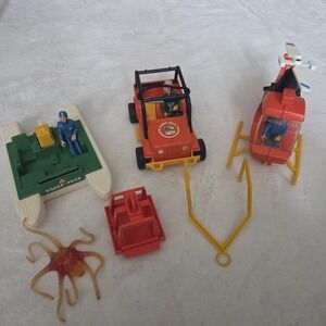 Vtg 1979 Fisher Price Adventure People #323 W/ Octopus